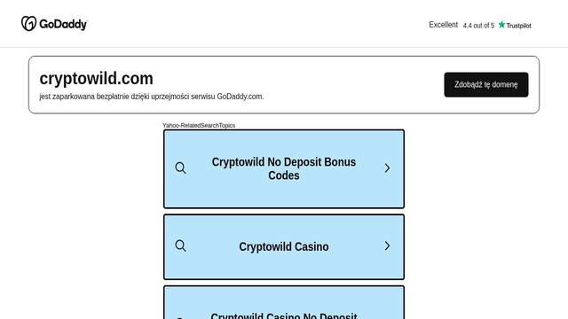 CryptoWild casino screenshot